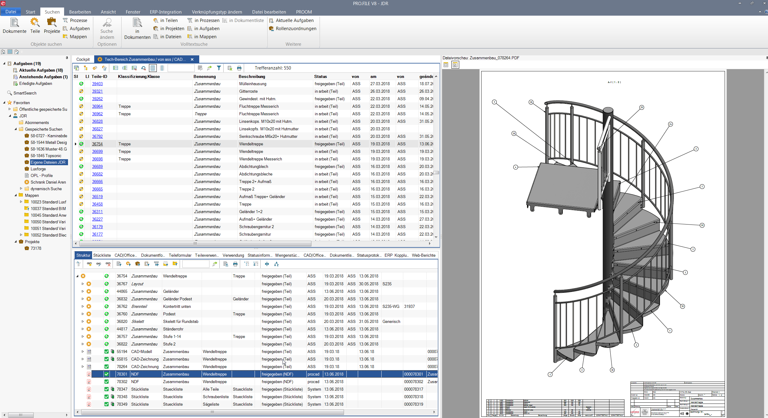 Cideon hat das Datenmanagement-System PRO.FILE direkt in Autodesk Inventor integriert. PRO.FILE haromiert perfekt in Multi-CAD-Umgebungen in Verbindung mit ERP-Anwendungen.
