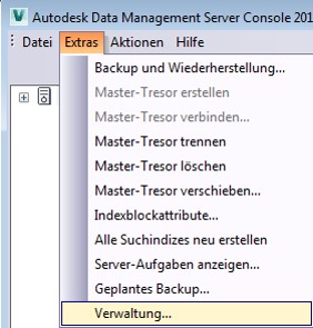 Autodesk Data Management Server Console