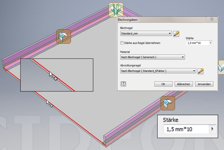 Autodesk Inventor Benutzeroberfläche