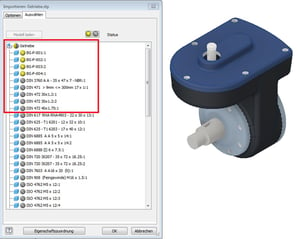 CAD-Modell in Inventor