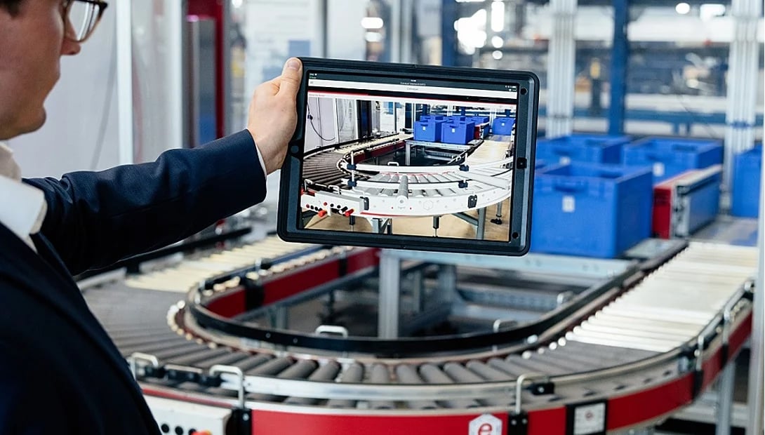 Per Augmented Reality wird der digitale Zwilling sichbar.