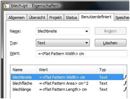 Benutzerdefinierte iProperties